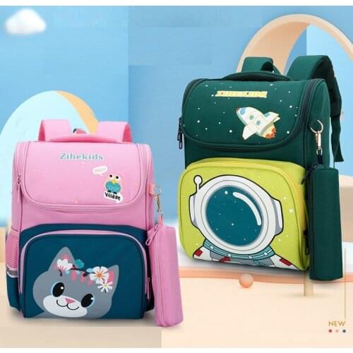 British Style School Bags Children Backpacks For Boys Girls Cartoon 3D Primary School Students Backpacks Kids Satchels Knapsack