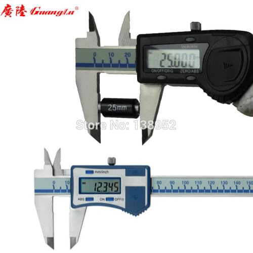 Guanglu brand High Precision 0.005mm Digital Caliper 6inch 0-150mm electronic Vernier Caliper Micrometer Digital Measuring Tools