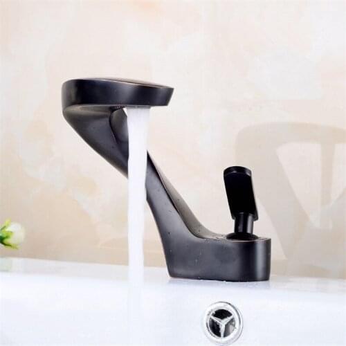 Bathroom Basin Faucet Solid Brass Single Hole/Handle Lavatory Sink Mixer Tap Hot & Cold Toilet Basin Faucet Bathroom Crane Tap