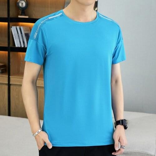 Gym Football Jersey Sports Shirt Top T-Shirt with Pocket Mens Running T-Shirt Quick-Drying Fitness T-Shirt Training Suit