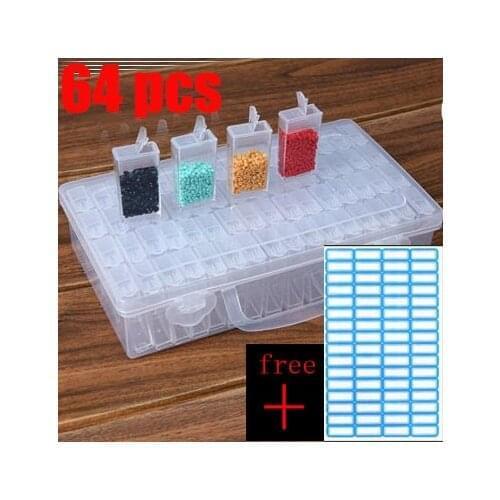 Rhinestone pictures box diamond painting box diamond painting accessories diamond painting Storage box diamond painting tools