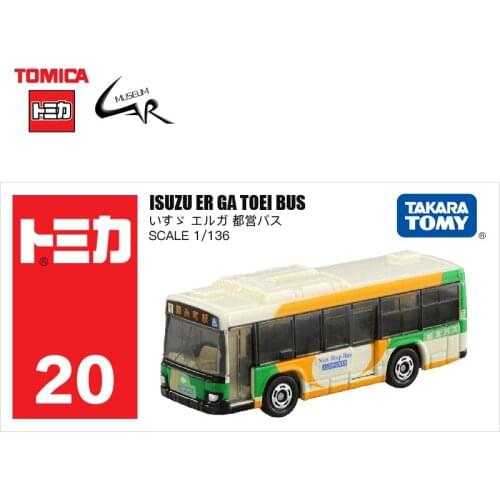 TAKATA TOMY TOMICA Diecast Alloy Mini Car Models Boy Toys 20 ISUZU ER GA TOEI BUS