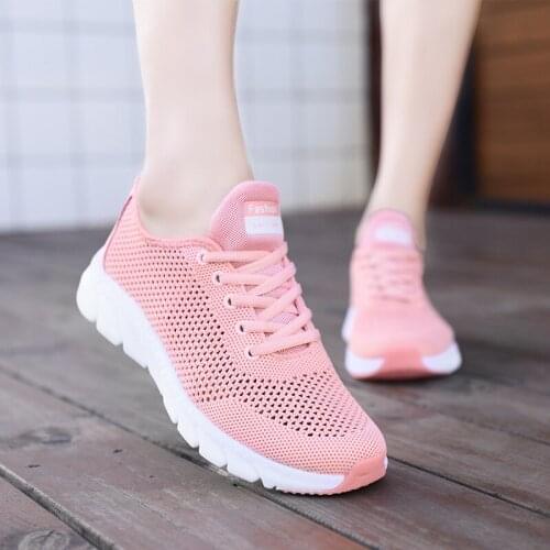 Women Vulcanized shoes woman Casual Loafers Shoes Mesh Lace Up 1-3CM Wedges Round Toe soft Retro Breathable drive shoes woman