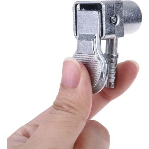 1Pc 1/4" Air Chuck for Mini Air Compressor Portable Tire Inflator with Barb Connector for Hose Repair Inflate Chuck