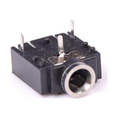 10 Pcs Practical & High Quality 3.5mm 3 Pin PCB Mount Female Stereo Jack Socket Connector