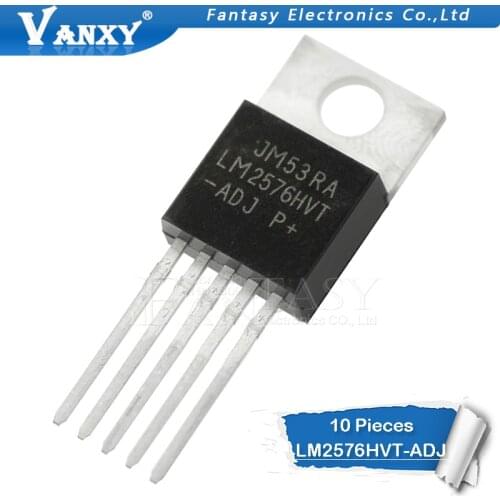 10pcs LM2576HVT-ADJ TO220-5 LM2576 LM2576HV-ADJ LM2576-ADJ TO220 new Regulators