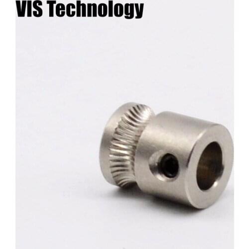 10pcs/lot Stainless Steel MK8 Drive Gear both for 1.75&3.0mm Plastic Filament 3D Printer Reprap Extruder