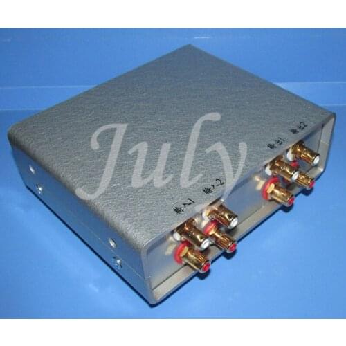 2-channel audio input selection 2-channel audio output selection Permalloy transformer assembly lossless switching