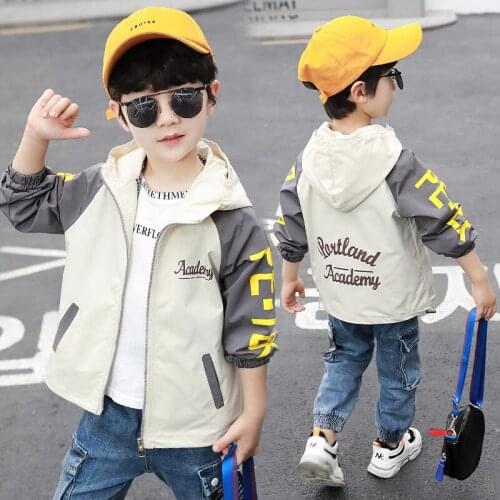 2021 Hot Spring Autumn Boy Coat Jackets Overcoat Top Kids Teenage Gift Children Clothes Gift Formal School High Quality