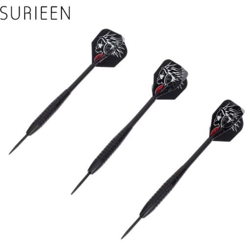 3 Pcs/Set 22g Steel Needle Tip Darts With Nylon Shafts & Nice Laser Reflective Flights & Harrow Point Wing Barrel Throwing Darts