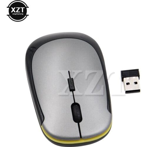 1pcs 2.4G Wireless Mouse Slient Button Ultra Thin Mini Optical Ultrathin with USB Receiver Mice for Computer Laptop Newest