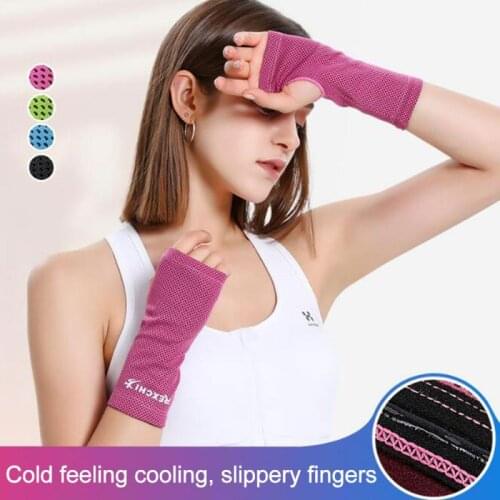 Wristband Wrap Sports Safety For Gym Yoga Volleyball Hand Sweat Wrist Brace Support Breathable Ice Cooling Tennis Band Accessory