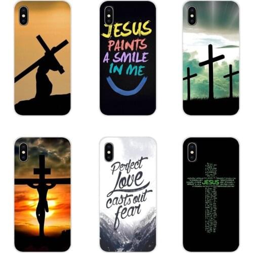 For Xiaomi Mi4 Mi5 Mi5S Mi6 Mi A1 A2 A3 5X 6X 8 CC 9 T Lite SE Pro Christian Jesus Bible Verse Accessories Phone Shell Covers