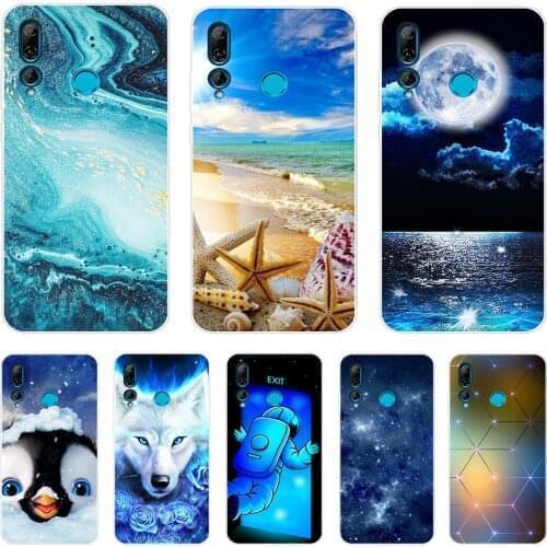For Huawei Honor 10 Lite Case Silicone Soft Wolf Lion Phone Cover for Huawei Honor 10 Honor10 10i 20e Case Black TPU Bumper