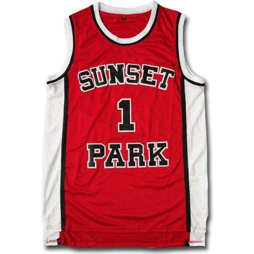 Cheap wholesale Fredro Starr Shorty Jersey 1 Sunset Park Moive Red Sewn Jersey basketball jersey