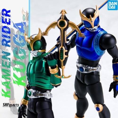 Bandai Genuine S.H.Figuarts Masked Rider Kuuga Pegasus and Dragon Form Joints Movable Limited Action Figure Ornaments Toys