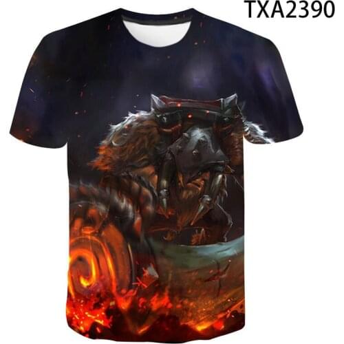 New Summer Short Sleeve Game Dota 2 Printed 3D T-Shirt Men Women Children Summer Cool Streetwear Cool Boy Girl Kids Tops