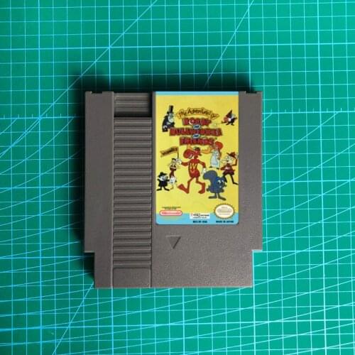 The Adventures of Rocky and Bullwinkle and Friends - 72 pins 8bit game cartridge