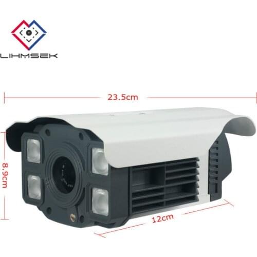 Lihmsek 1080P HD SDI Camera with 4pc IR Array leds Day Night Vision Waterproof HD-SDI IR Bullet Camera for Outdoor free bracket