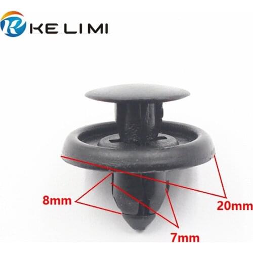 KE LI MI Fender bumper Fastener Rivet For Toyota 90467-07166 Car push type retainers clips