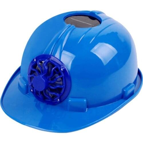 Solar helmet summer fan cap outdoor construction sunscreen cooling breathable helmet wide top hat sunscreen helmet