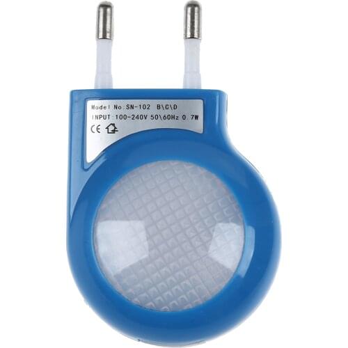 Blue LED Sensor Night Lamp with 0.7W Low Power Plug
