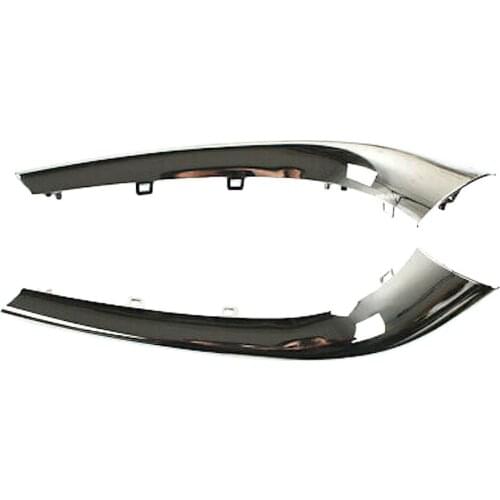 ROLLLSROVER Pair of Front Bumper Fog Lamp Bezel Molding Trim For Jaguar XF 2012-2015 OEM C2Z16214 C2Z16218