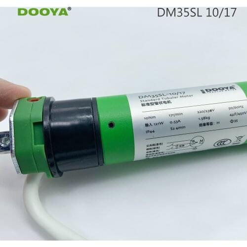 Plug in System Four Cables 35mm Diameter Curtain Tubular Motor for 50mm Tube External Strong Current