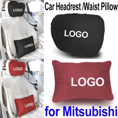 1PCS Auto Car Seat Lumbar Support Pillow Cushion for Lancer 10 9 EX Eclipse Galant Outlander Headrest Waist Pillow Car Styling