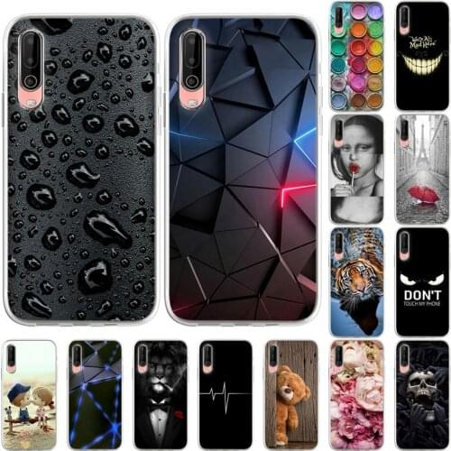 Case For Wiko View 4 Cases Silicon Cute Capas For View 4 Soft Bumper On Wiko View4 Lite 6.52 inch TPU Cat Pattern Phone Cover