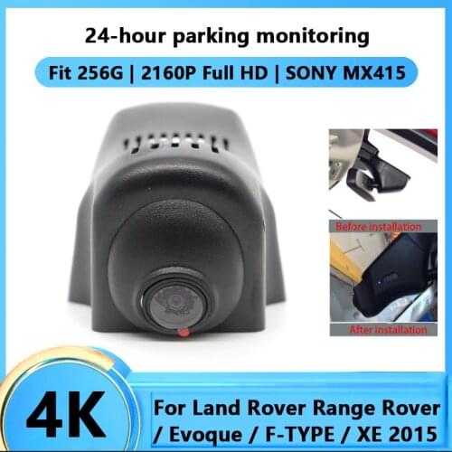 Sony IMX415 HD 2160P Wifi Car DVR Dash Digital Video Recorder For Land Rover Range Rover / Evoque / F-TYPE / XE 2015 APP Control