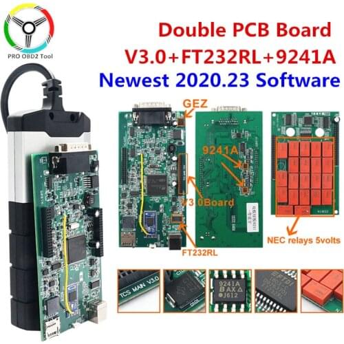 TCS Multidiag 2017.R1 2016.R0 Keygen Software V3.0 9241A Double Green PCB V9.0 Code Reader Truck Diagnostic Tool Multidiag PRO