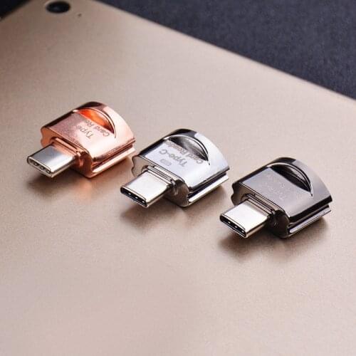 USB 3.1 High Speed OTG Type-C Card Reader USB-C TF Micro SD Adapter TF Micro-SD Otg Phone Adapters Micro Sd Card Reader Mini