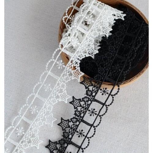 2 Meters Star Lace Trimming 2019 Lace Ribbon DIY Women Dress Curtain Decoration French Lace Fabric