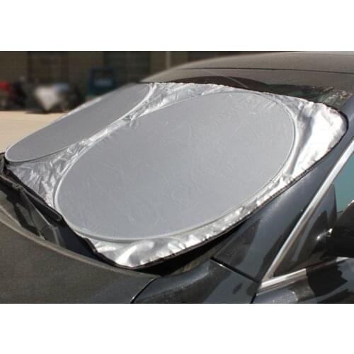 147cmx69cm Chic Auto Car Front Rear Window Foldable Jumbo Visor Sun Shade Windshield Cover