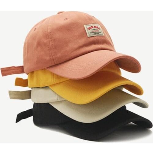 Casual Baseball Cap Adjustable Female Sun Hat Simplicity Alphabet Embroidered Caps Male Curved Brim Cap Student Sunhat Tide