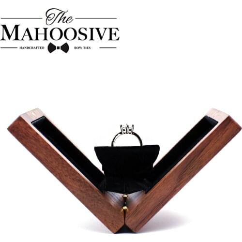 Rustic Wedding Ring Bearer Box Personalized Proposal Engagement Courtship Ring Box Customized Gifts Wooden holder box