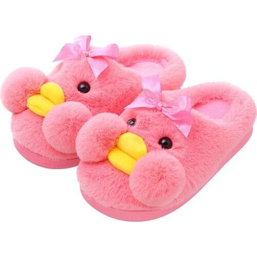 Childrens cotton Slippers boys and girls cartoon cute warm baby indoor home shoes kids shoes cotton shoes winter new style