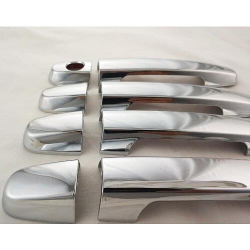 FOR Toyota Hilux VIGO 2008 car door handles ABS plating exterior trim protection handle