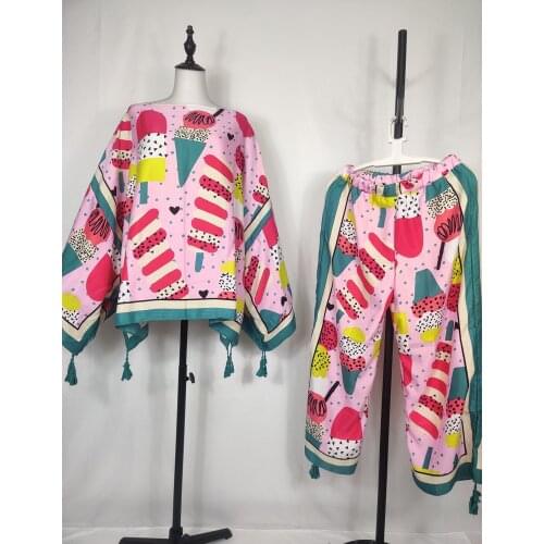 Eid Mubarak Abaya 2021 Bohemian Two Pieces Suit For Women Turkey Islamic Clothing Caftan Marocain Vestido Musulmane Femme