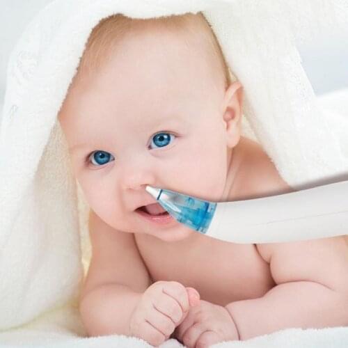 Newborn Baby Electric Nasal Suction Appliance Children Safe Hygienic Nose Cleaner Silicone Snot Sucker For Newborn Babies