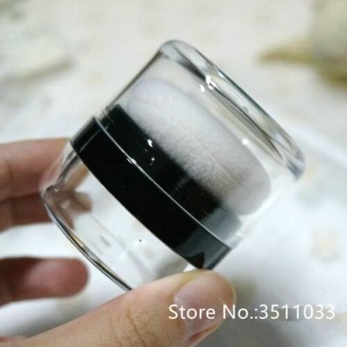 20PCS/lot 10g Classical Empty Cute Muchroom Cosmetic Powder Container DIY Plastic Loose Powder Jar with Mirror Makeup Tools