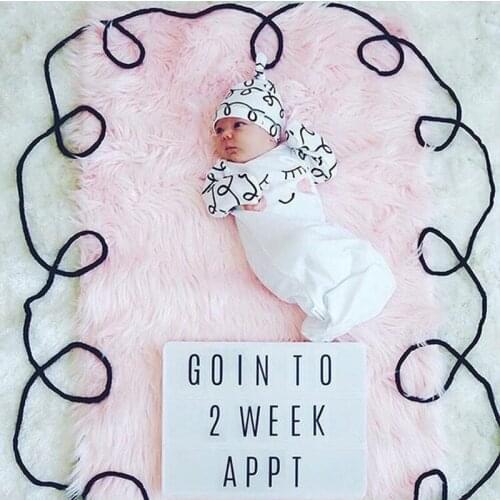 2018 Newborn Baby Boys Girls Deer Long Sleeve Romper Sleeping Bag Blanket+Hat Clothes For Baby Kids Blanket photograph