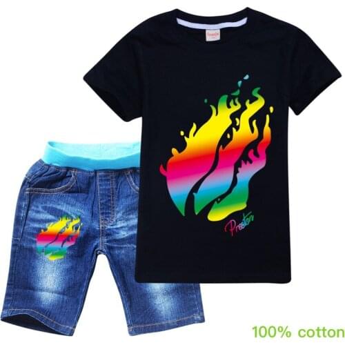 Boys Clothing Sets Summer Short Sleeve Letter T-Shirts+Shorts 2pcs Children Clothing Set For Teenagers Tracksuits 2-16Year