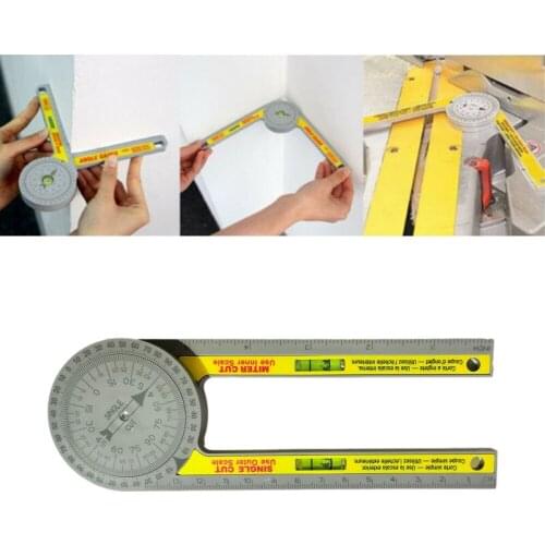 Table Saw Miter Gauge Protractor | Starret Angle Finder Measuring Tool Carpentry Multifunction, High Accuracy, Portable
