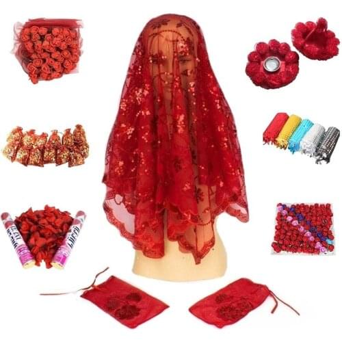 Red 162 Piece Henna Material Set