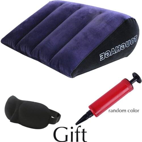 Inflatable Triangle Sex Magic Pillow Ramp Body Magic Cushion Relax Chair Lounge Bed Lumbar Support Sex Love Position Adult Sofa
