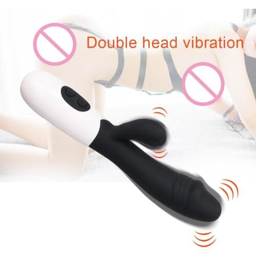 NEW G Spot Dildo Rabbit Vibrators For Women Dual Vibration Silicone Masturbation Female Vagina Clit Stimulation Massage Sex Toys