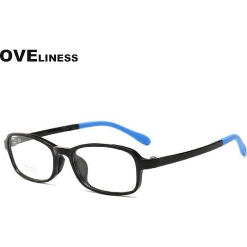 Myopia Optical Children Glasses Frame boy girl Solid TR90 Diopter Transparent Prescription Kids Glasses Flexible Soft Eyewear