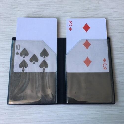 Optical Wallet Card Appearing Magic Tricks Wallet Melting With Magnet Card Street Stage Close Up Magic Illusion Mentalism